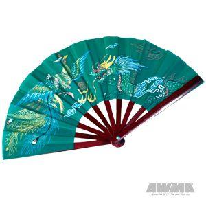 Bamboo Dragon Fighting Fan 10