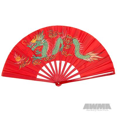 Bamboo Dragon Fighting Fan 13