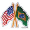 Crossed Flags Patch