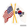 Crossed Flags Patch