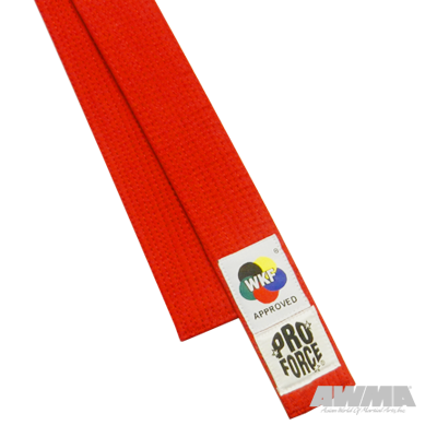 ProForce® II WKF Approved Karate Belt - Red