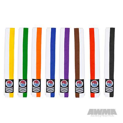 ProForce® 1.5&quot Double Wrap Two-Tone Karate Belt