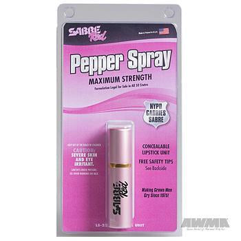Sabre Pink Lipstick Pepper Spray