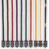 ProForce® 1.75&quot Single Wrap Color Striped White Karate Belt