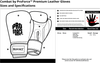 Combat By ProForce Premium Leather Gloves